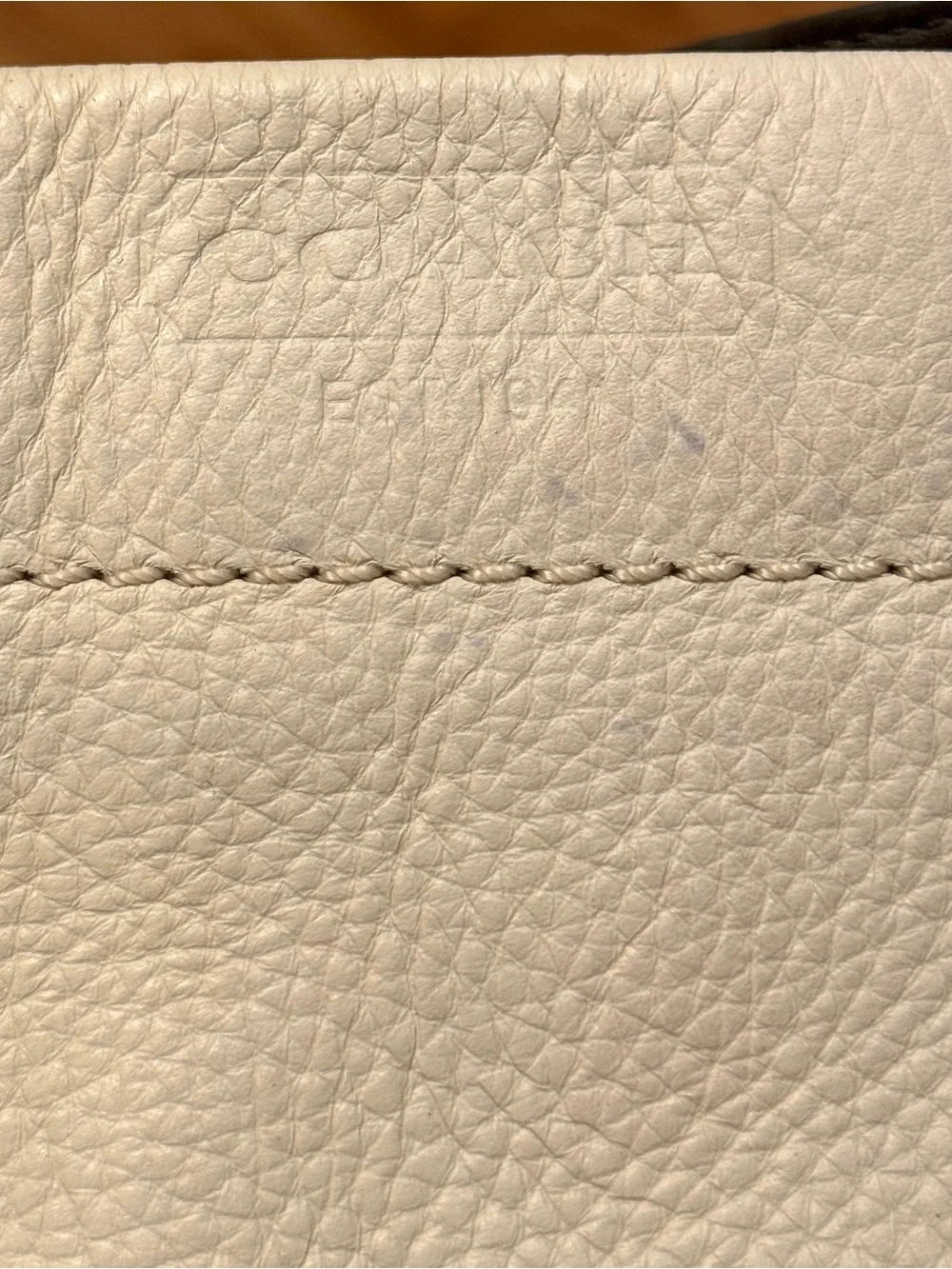 COACH VTG Carly L1073-F15251 Medium hobo Cream + Grey Trim + Silver Hardware Y2K